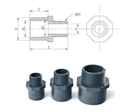 ASTM Male Adapter (SxFPT)